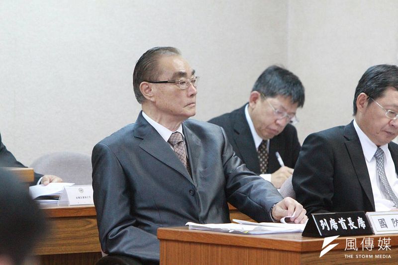 2016年底,馮世寬任國防部長不過半年多,就面臨內閣改組可能被撤換的流言。(資料照,林惟崧攝)