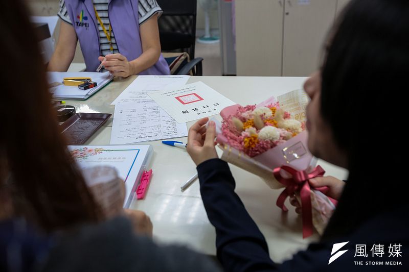 同婚專法自2019年5月24日上路以來4905對同志登記結婚、組成家庭。示意圖,非關新聞個案。(資料照,顏麟宇攝)