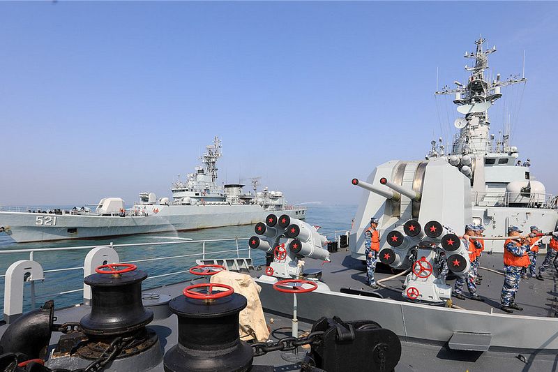 《2020中國軍力報告》中指出,中國軍力正急起直追美軍,預估未來10年內中國軍力還會快速成長。(翻攝自中國軍網)