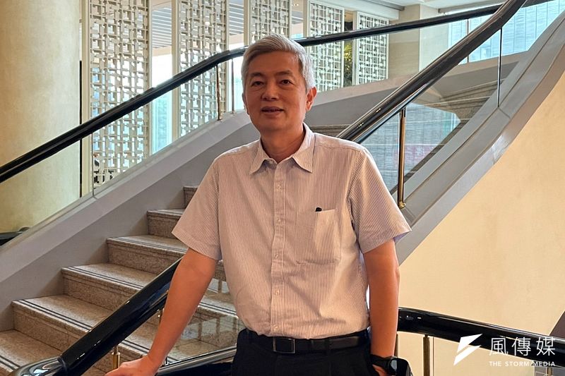 前總統陳水扁第一任官邸總管陳慧遊,在企業界蟄伏18年後,因代表全球人壽競選壽險公會理事長,再度成為鎂光燈焦點。(林上祚攝)