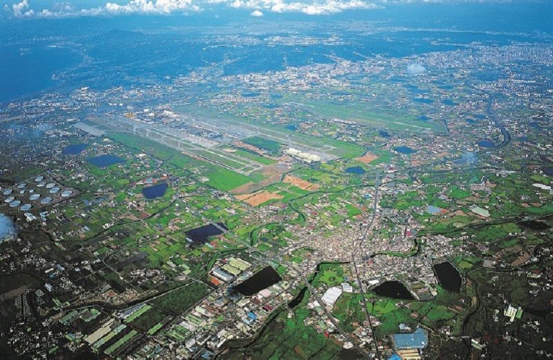 桃園航空城空拍圖。(Jnfakimo ∕維基百科)