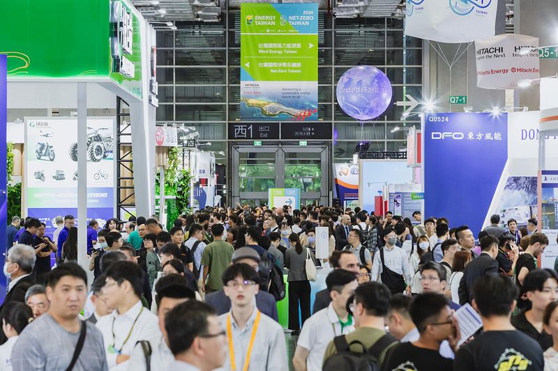 去年國際能源展盛況。(資料照,貿協提供)