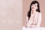 台灣生理用品品牌「凱娜」創辦人凡妮莎（曾穎凡），投入月經教育18年。（李承祐製圖，照片由受訪者提供）