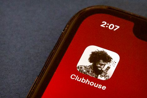 語音社群平台 Clubhouse（資料照，AP）
