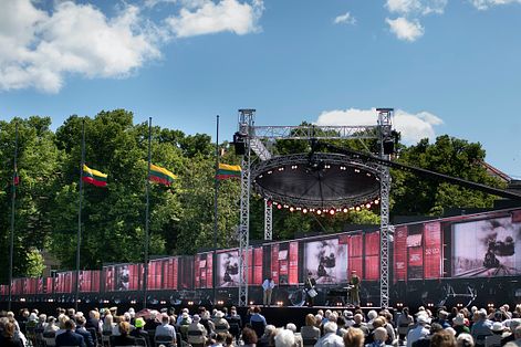 2021年6月14日，立陶宛紀念大驅逐事件80周年（AP）