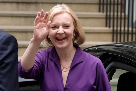 2022年9月5日，英國外相特拉斯（Liz Truss）當選保守黨新任黨魁、英國新任首相。（AP）