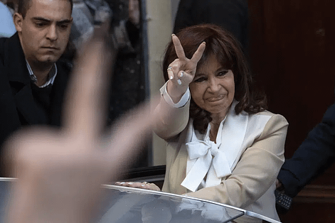 2022年8月，阿根廷現任副總統兼參議員克里斯汀．費南德茲（Cristina Fernández de Kirchner）。（AP）