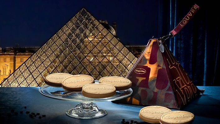 Häagen-Dazs 聯名羅浮宮,打造藝術感爆棚的中秋月餅組合(圖 / Häagen-Dazs 提供)