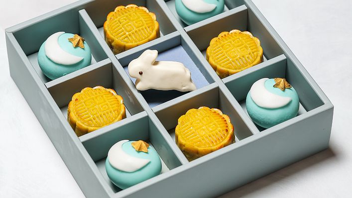台北晶華酒店今年推出 8 款風格各異的月餅禮盒，樣樣兼顧體面和美味（圖／台北晶華酒店提供）