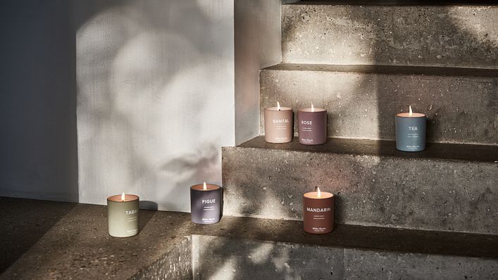Miller Harris六款經典蠟燭香調(圖/Miller Harris提供)