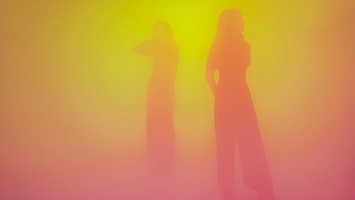 作品《Green, Yellow and Pink》(圖/文心藝所)