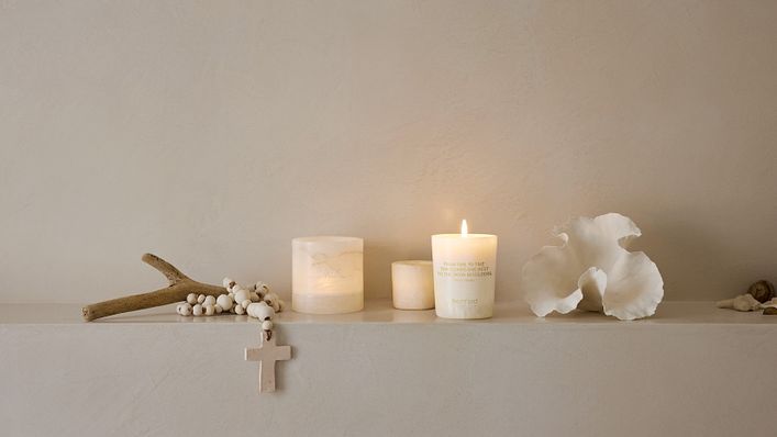 Bamford 雪花石系列香氛蠟燭與 Lyn Harris 合作（圖／10/10 APOTHECARY 提供）