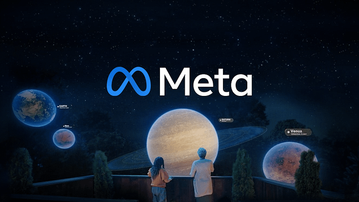 Facebook 改名 Meta,宣告元宇宙及 Web 3.0 世代的來臨(圖/取自 Meta 臉書)