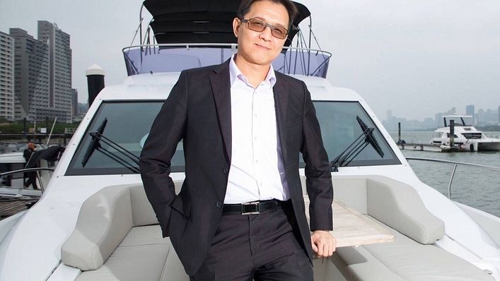 恆忻遊艇匯總經理鄭安席(圖/作者提供)