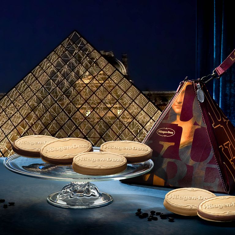 Häagen-Dazs 聯名羅浮宮,打造藝術感爆棚的中秋月餅組合(圖 / Häagen-Dazs 提供)