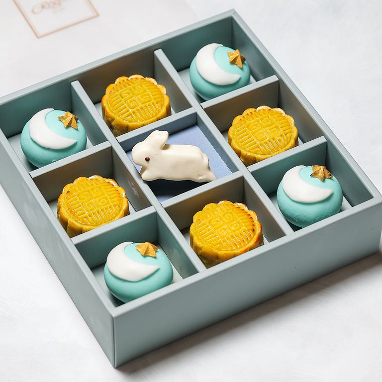 台北晶華酒店今年推出 8 款風格各異的月餅禮盒，樣樣兼顧體面和美味（圖／台北晶華酒店提供）