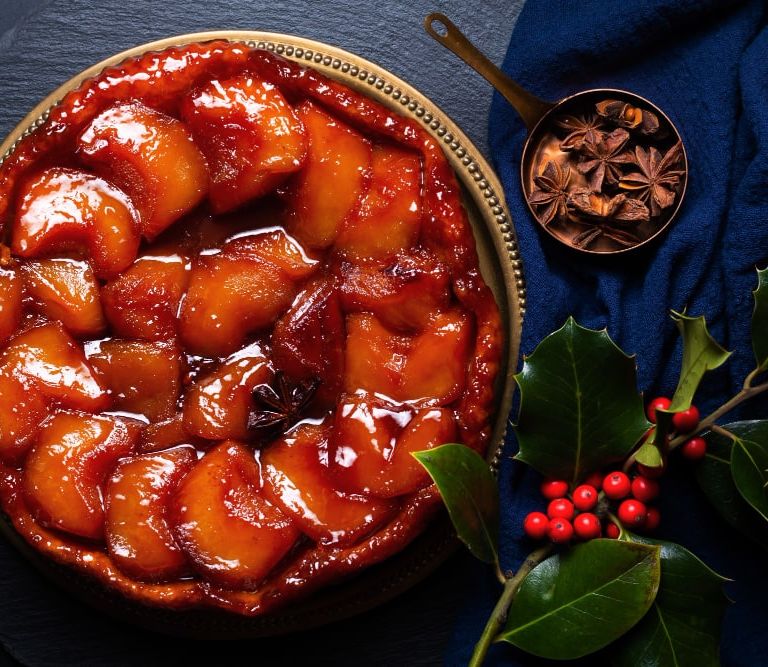 Hotel Tatin的翻轉蘋果派(圖/取自Hotel Tatin官網)