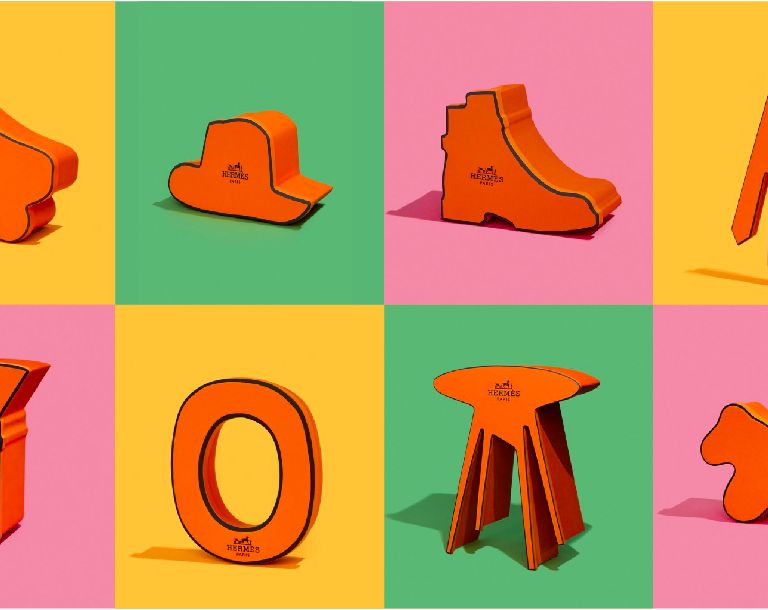 愛馬仕翻玩經典的橘盒包裝(圖 / Hermès@Instagram)
