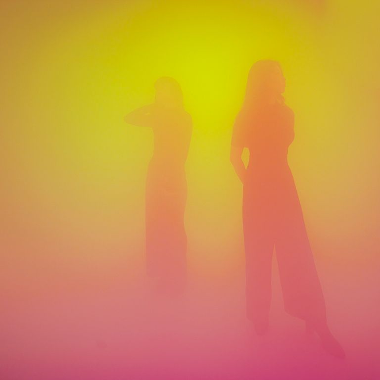 作品《Green, Yellow and Pink》(圖/文心藝所)