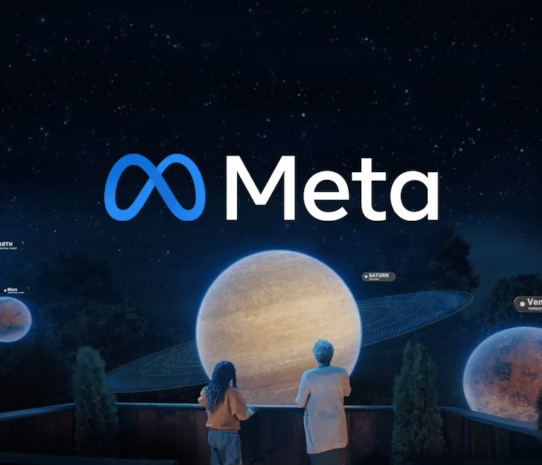 Facebook 改名 Meta,宣告元宇宙及 Web 3.0 世代的來臨(圖/取自 Meta 臉書)