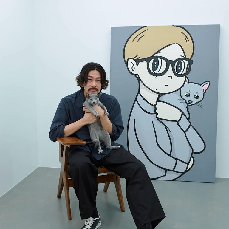 日本藝術家橋爪悠也首次來台舉辦個展，帶來最受歡迎的《eyewater》系列（圖／索卡藝術提供）