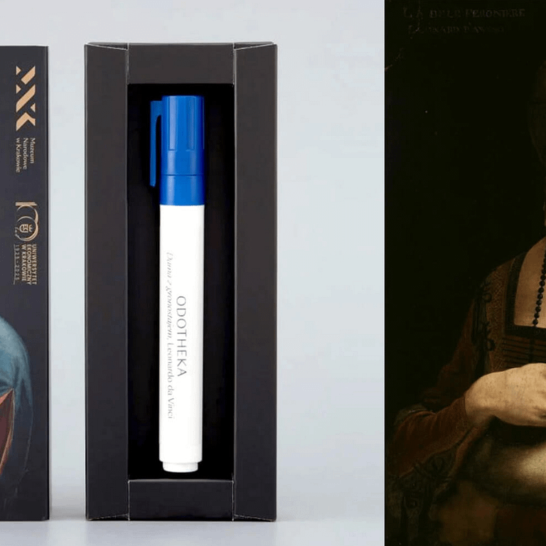 〈抱銀貂的女子〉的味道0